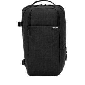 backpack white and black